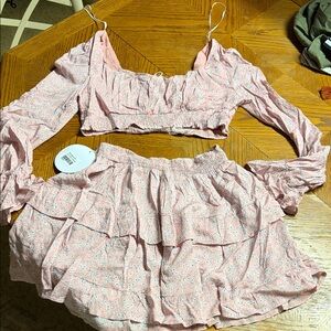 Princess Polly Blush Floral Set